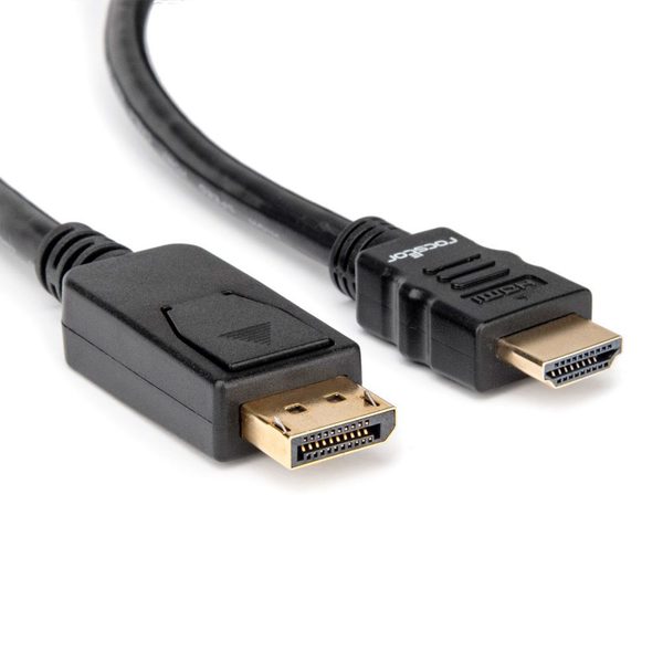 Rocstor Rocstor Premium Displayport To Hdmi Converter Cable - 6 Ft - 4K - Y10C127-B1